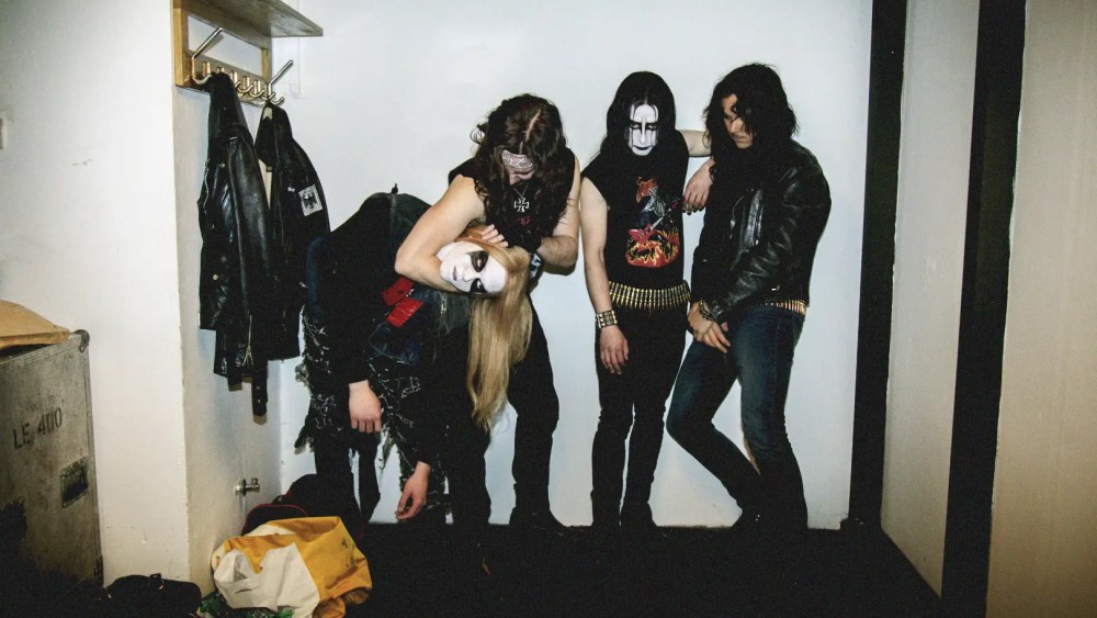 four metalheads - the band mayhem